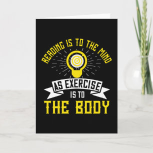 Motivation - Reading Is To The Mind Card