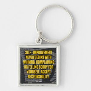 Motivation - Self-Improvement - Inspirational Keychain