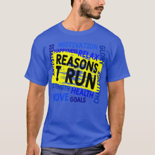 Motivation Statement Running Athletic Runner Worko T-Shirt
