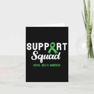 Motivation Support Squad Mental Health Awareness Card