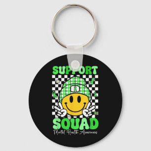 Motivation Support Squad Mental Health Awareness M Keychain