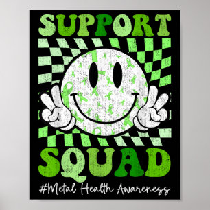 Motivation Support Squad Mental Health Awareness M Poster