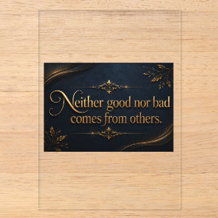 motivation that changes your life acrylic invitations