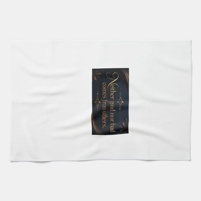motivation that changes your life kitchen towel (Horizontal)