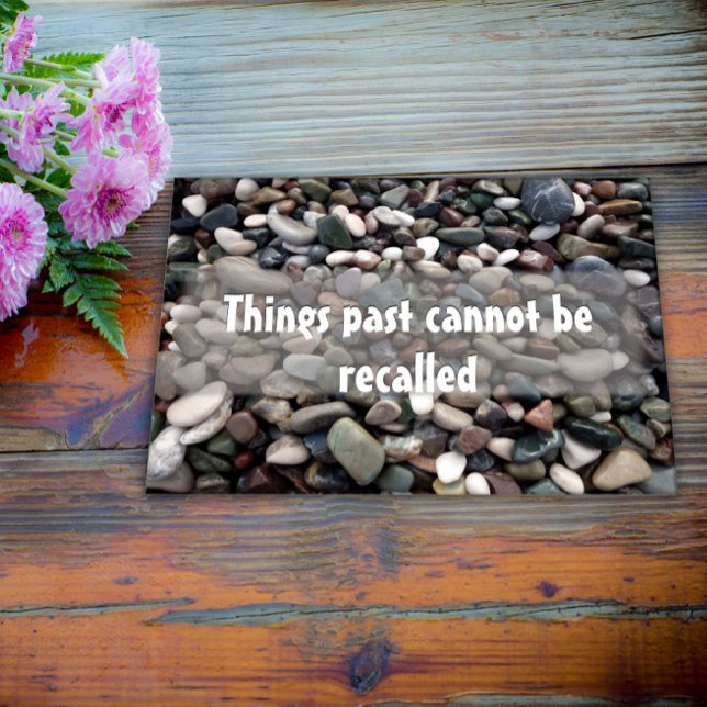 Motivation Things past cannot be recalled poster  (Creator Uploaded)