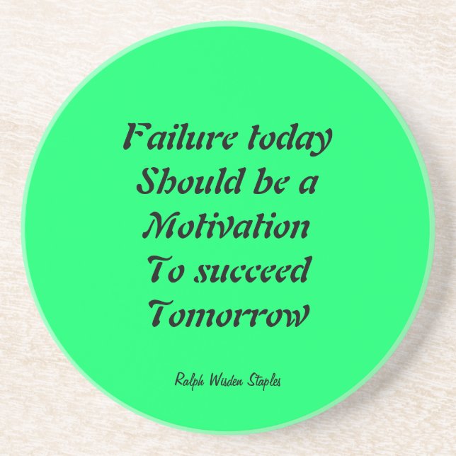 Motivation to succeed coasters (Front)