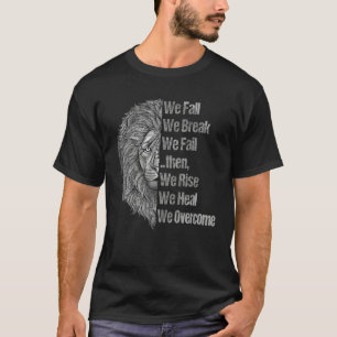 Motivation Workout Quotes Lion Mindset Training T-Shirt
