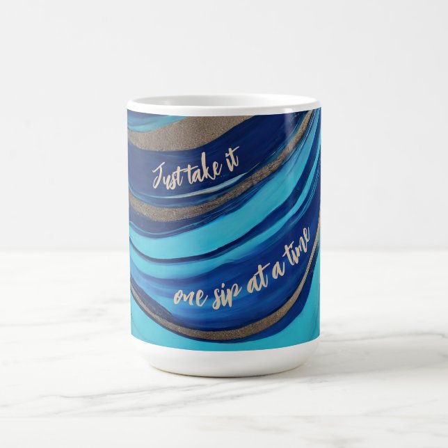 Motivational-Abstract Flow Art- Coffee Mug (Center)