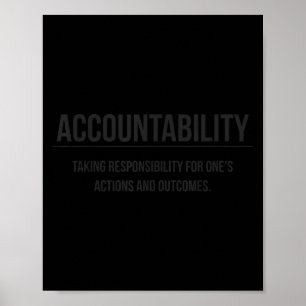 Motivational Accountability Entrepreneur Slogan Qu Poster