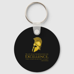 Motivational Ancient Greek Philosophy - Aristotle  Keychain