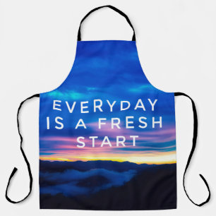 Motivational and inspirational quotes - Everyday i Apron