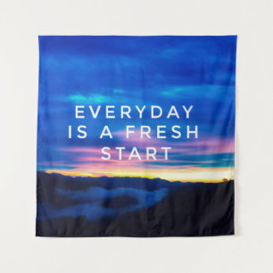 Motivational and inspirational quotes - Everyday i Tapestry