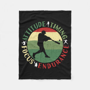 Motivational Baseball Team Values Baby T Shirt  Fleece Blanket