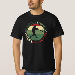 Motivational Baseball Team Values T-Shirt
