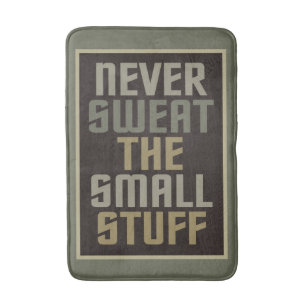Motivational bath mat