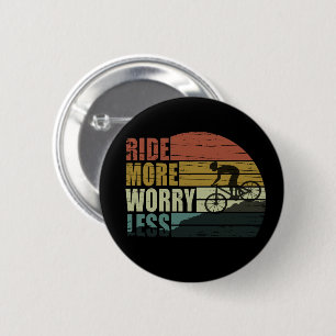 Motivational Bicycle Rider - Funny Cycling Quotes 2 Inch Round Button