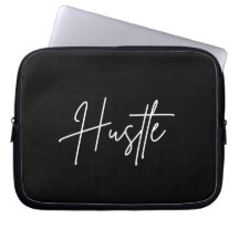 Motivational Black and White Laptop Case