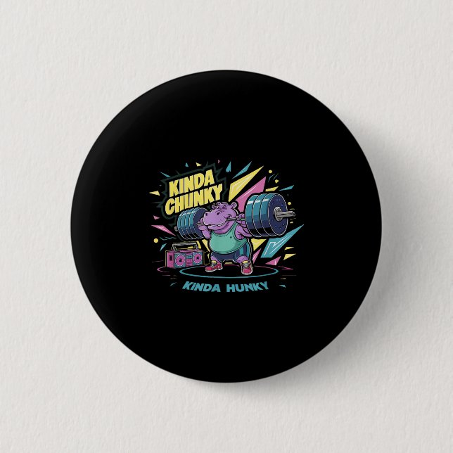 Motivational Bodybuilding &amp; Weightlifting Appa 2 Inch Round Button (Front)