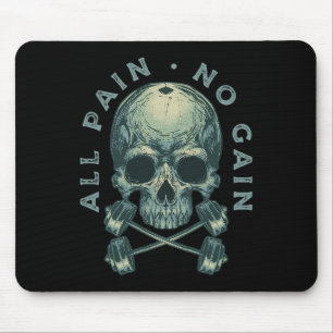 Motivational Bodybuilding Gym Lover Weightlifters Mouse Pad