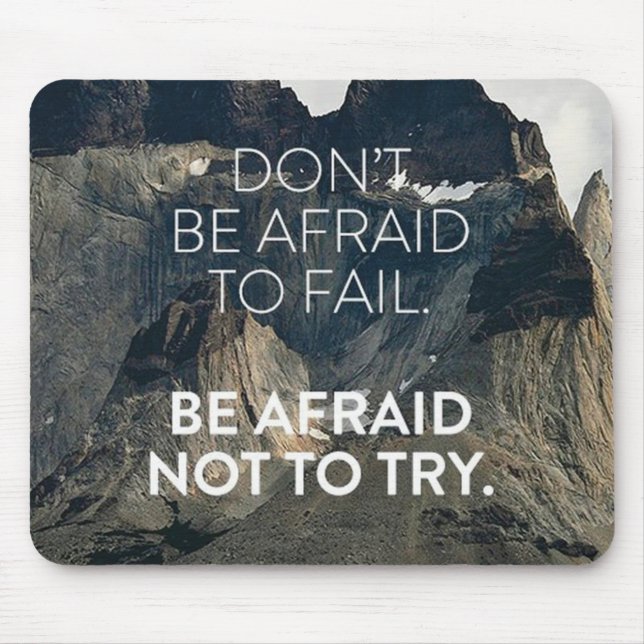 Motivational Bodybuilding Gym Mouse Pad (Front)