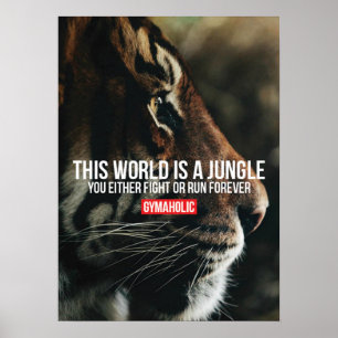 Motivational Bodybuilding Gym Poster