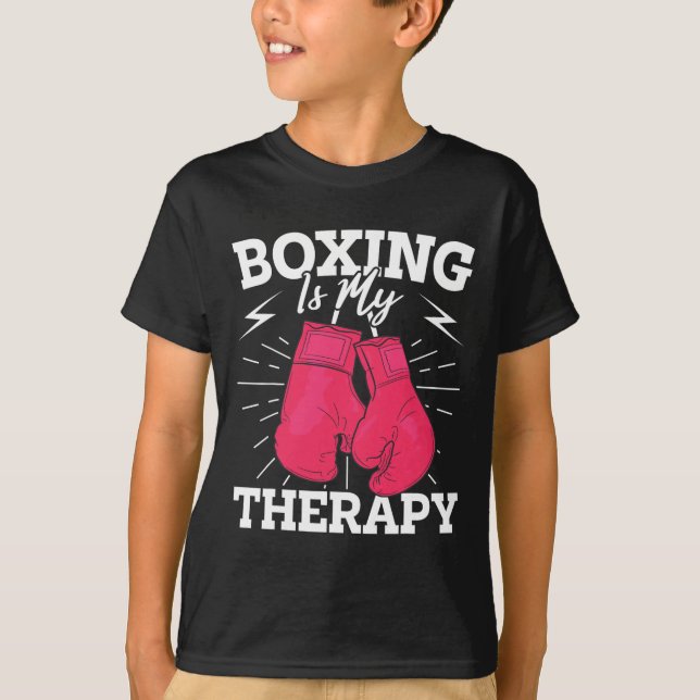 Motivational Boxing Design For Pionate Fighters  T-Shirt (Front)