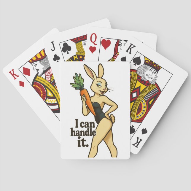 Motivational Bunny Playing Cards – “I Can Handle (Back)