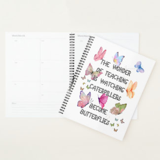 Motivational Butterfly  Planner for Teachers