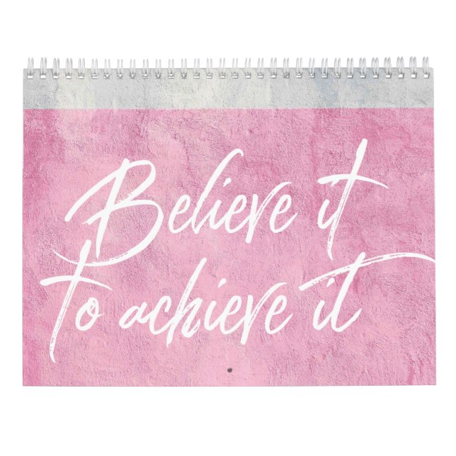 Motivational Calendar (Back)