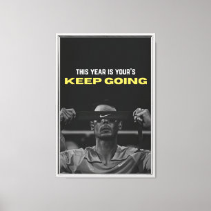 Motivational Canvas Wall Art – Black and White