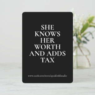 Motivational Card for Her, Sassy Women’s Gift