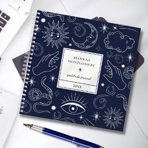 Motivational Celestial Mysticism Gratitude Journal
