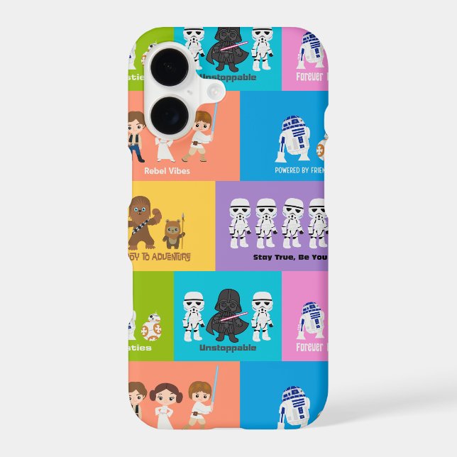 Motivational Characters Patchwork Pattern (Back)