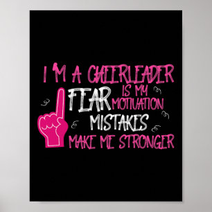Motivational Cheerleader Design  Poster