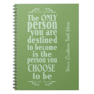 MOtivational CHOICE carnet personnalisé