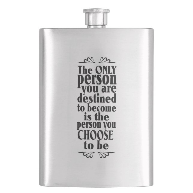 Motivational CHOICE flask (Front)