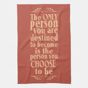 Motivational CHOICE hand towel