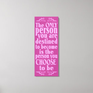 MOtivational CHOICE papier toile enveloppé