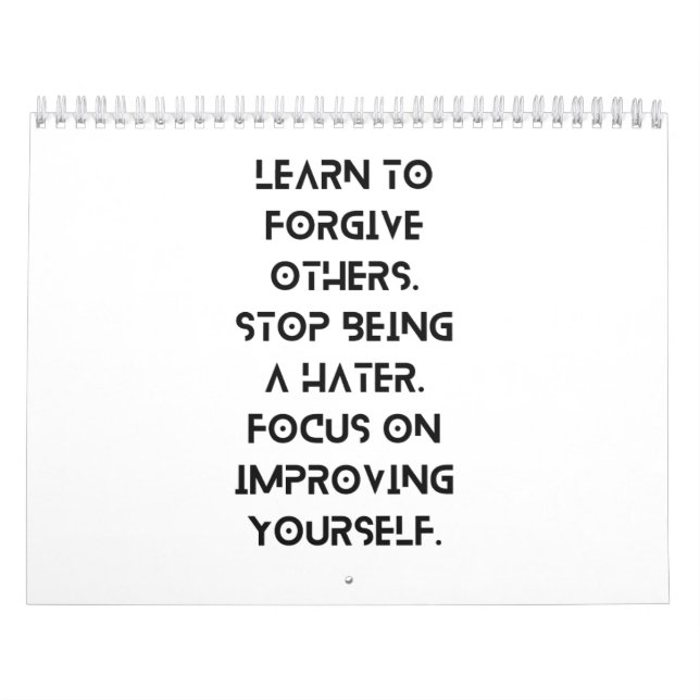 Motivational Cool High quality Multi Title  Calendar (Cover)