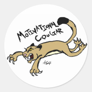 Motivational Cougar Stickers