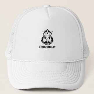 Motivational Crushing It Daily Hustle Mindset Succ Trucker Hat