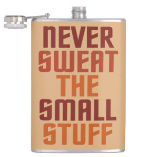 Motivational custom flask