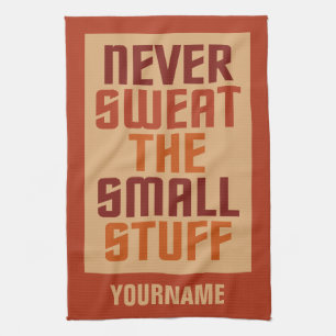 Motivational custom hand towel