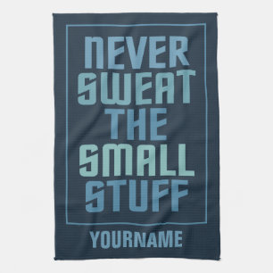 Motivational custom hand towel