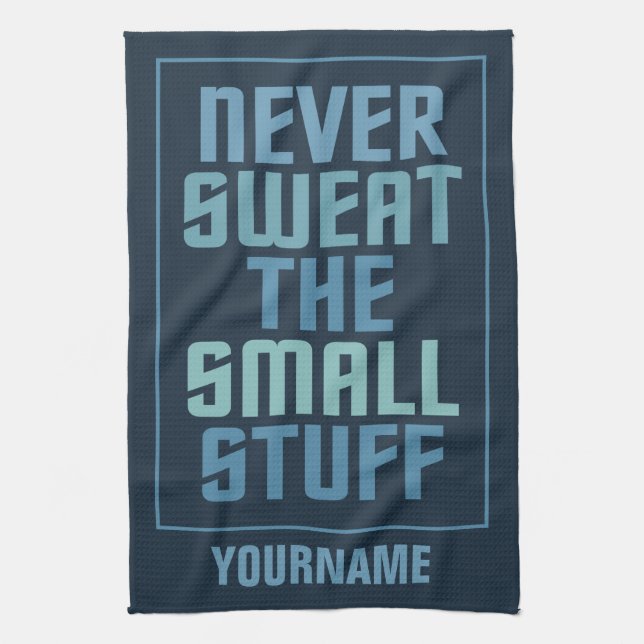 Motivational custom hand towel (Vertical)
