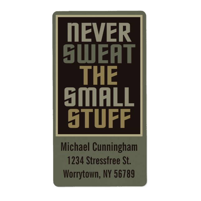 Motivational custom labels (Front)