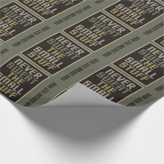 Motivational custom wrapping paper (Corner)