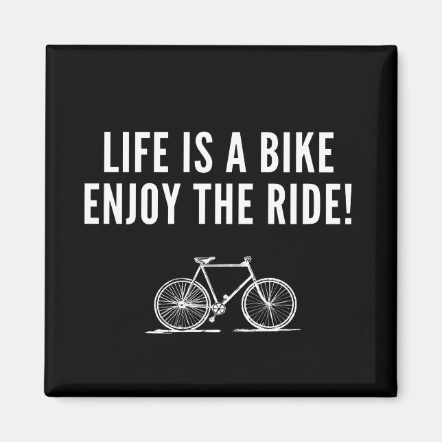 Motivational cycling magnet (Front)