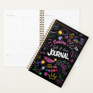 Motivational Doodle Anti-Journal – Get IT Done Planner
