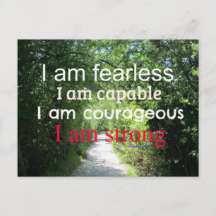 Motivational Encouragement Postcard